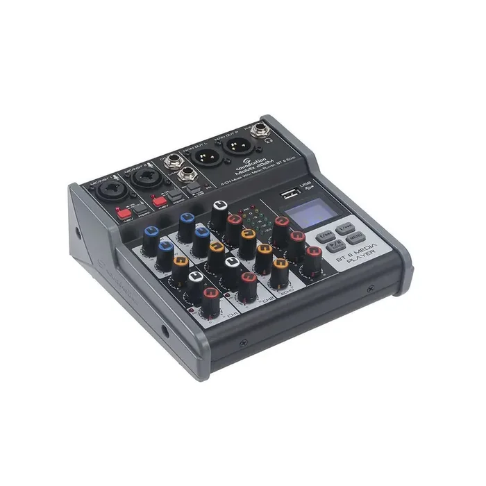 SoundSation – MioMix 202M Audio Mixer (w/ Multimedia Player)