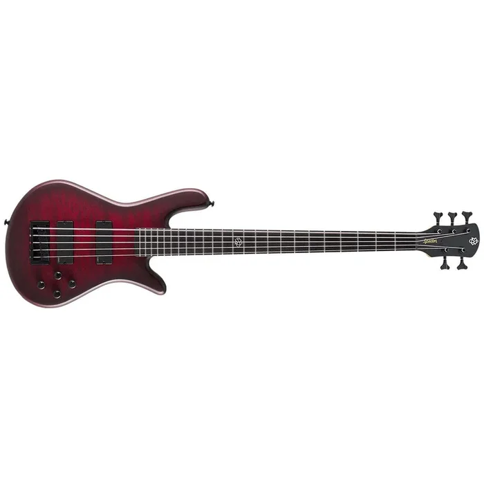 Spector NS Pulse II 5 Bass Guitar 5-String Black Cherry Matte w/ EMGs – NSPULSE5UVM