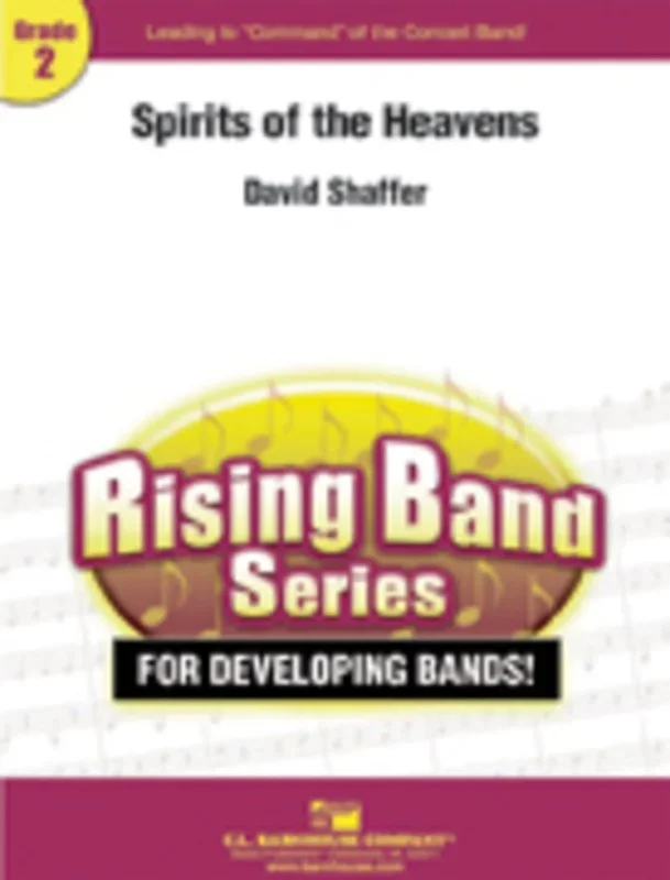Spirits Of The Heavens Concert Band 2 Score/Parts Book