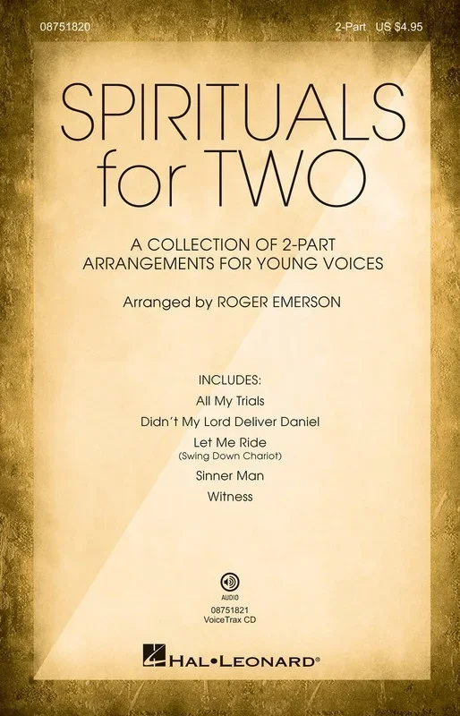 Spirituals For Two VoiceTraxCD (CD Only)