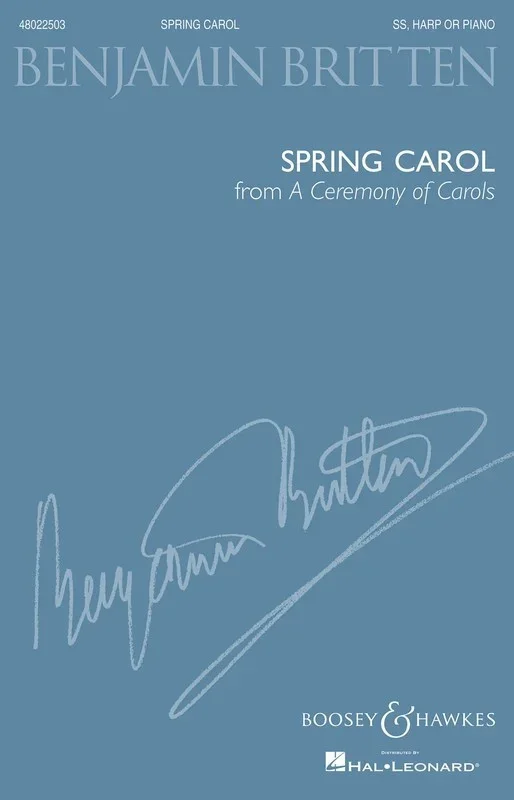 Spring Carol (From A Ceremony Of Carols) (Single Music Sheet)