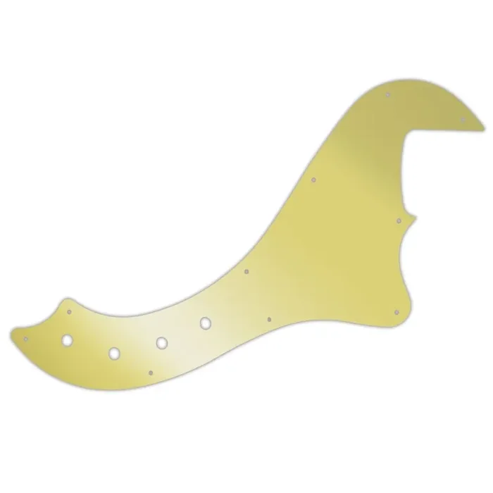 Squier by Fender Deluxe Dimension Bass IV – Gold Mirror