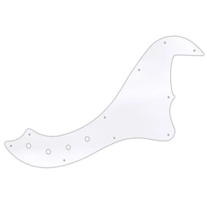 Squier by Fender Deluxe Dimension Bass V – Clear Acrylic Thick