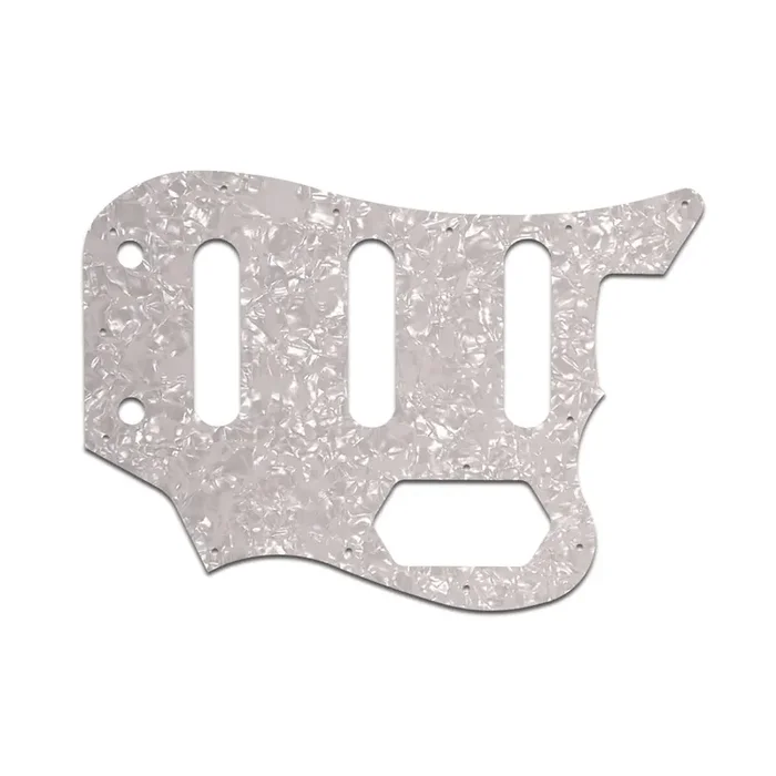 Squier By Fender Vintage Modified Bass Vi – White Pearl W/B/W Lamination