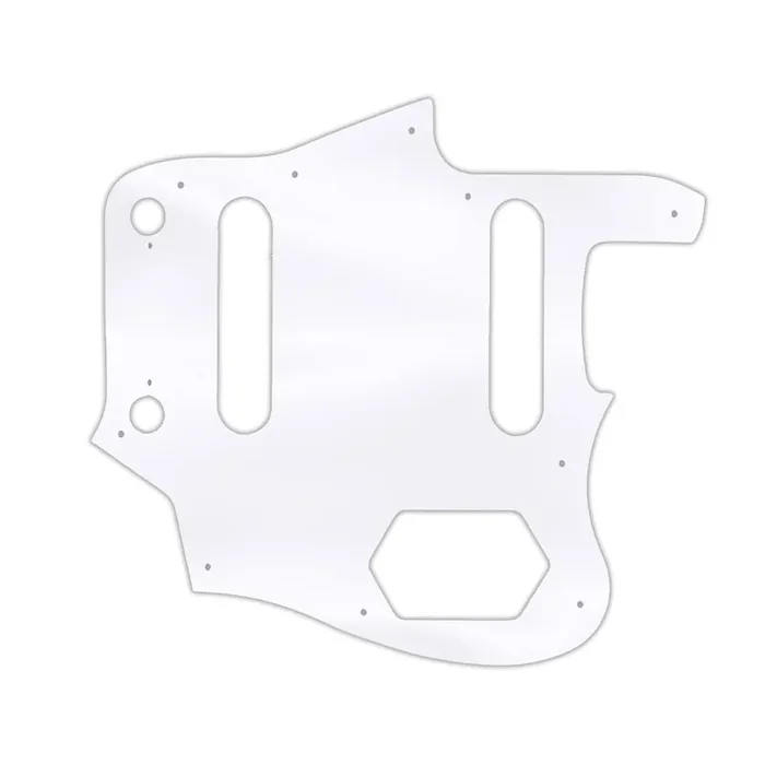 Squier By Fender Vintage Modified Jaguar – Clear Acrylic Thick