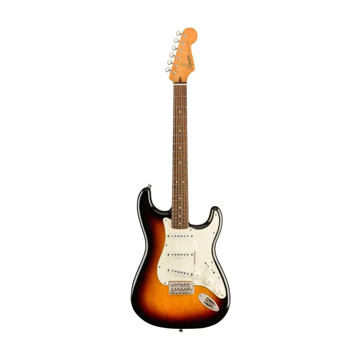 Squier Classic Vibe 60s Stratocaster Electric Guitar, Laurel FB, 3-Tone Sunburst