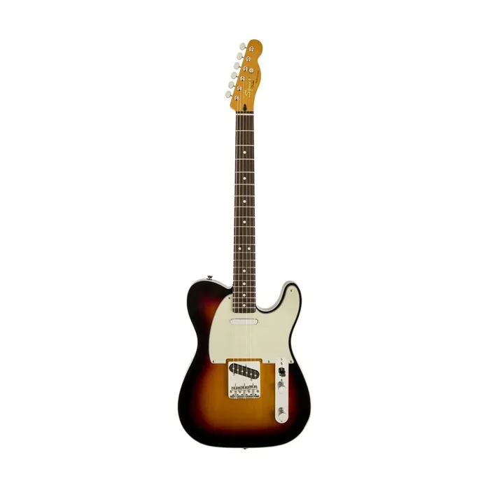 Squier Classic Vibe Telecaster Custom Electric Guitar, Laurel FB, 3-Tone Sunburst