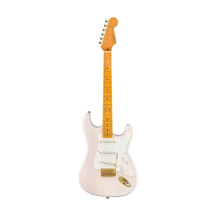 Squier FSR Classic Vibe 50s Stratocaster Electric Guitar, Maple FB, White Blonde