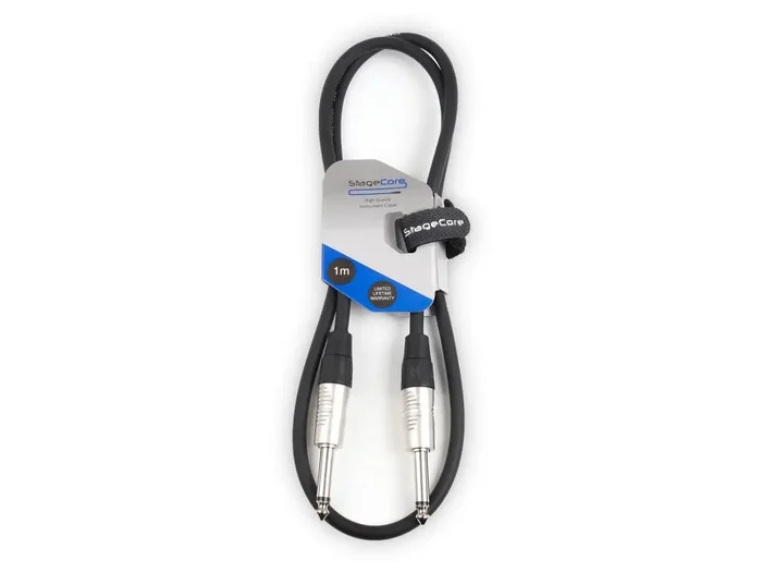 Stagecore 1m 6.35mm (1/4″) Mono Jack – 6.35mm (1/4″) Mono Jack Cable