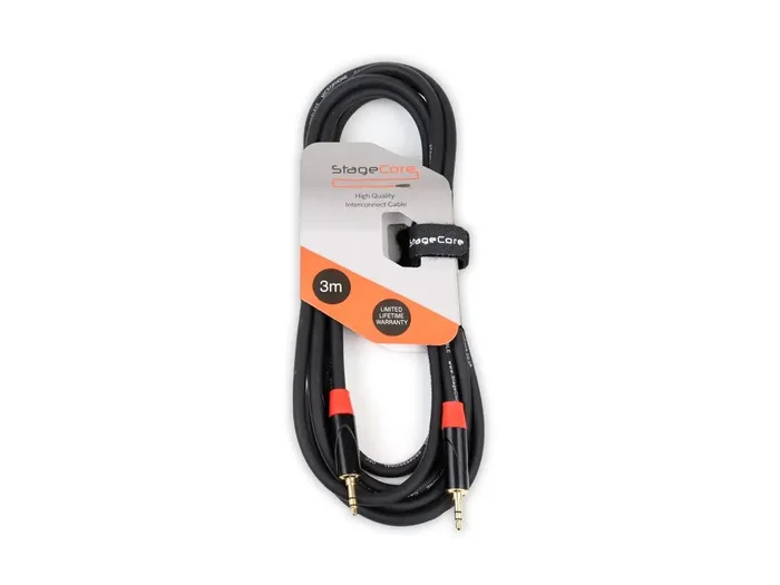 Stagecore 3m 3.5mm Stereo Mini Jack – 3.5mm Stereo Mini Jack Aux Cable