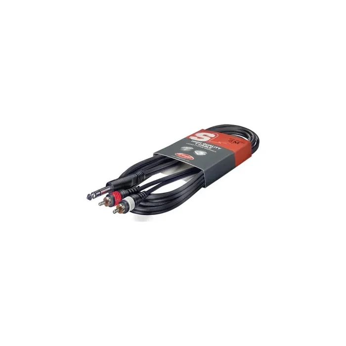 Stagg 2 Metre 2 x RCA – 2 x RCA Cable