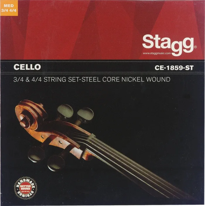 Stagg 3/4 Size – 4/4 Size Cello Strings – CE-1859-ST