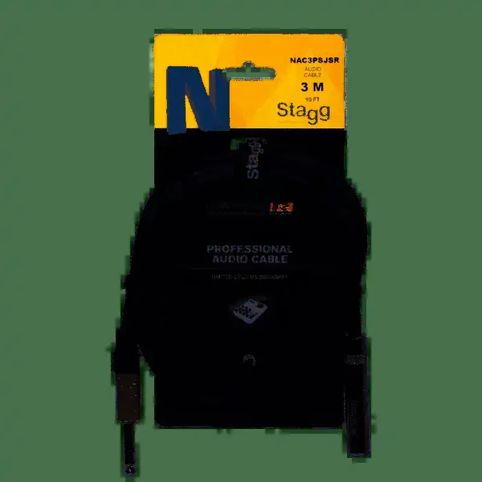 Stagg Audio Cable 6.3mm Stereo Jack to 6.3mm Socket