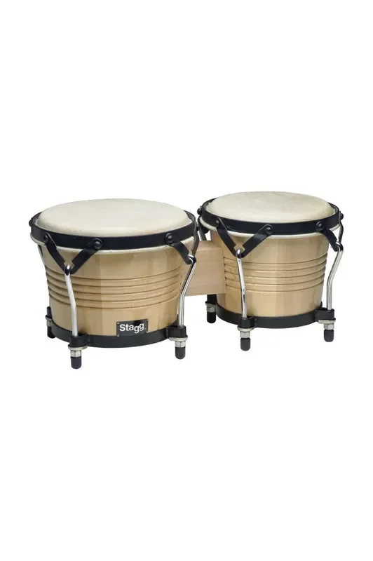 Stagg BW-200-N 7.5″ & 6.5″ Natural Wooden Bongos