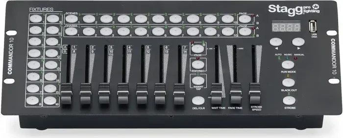 Stagg Commandor 10-3 10 Channel DMX Light Controller