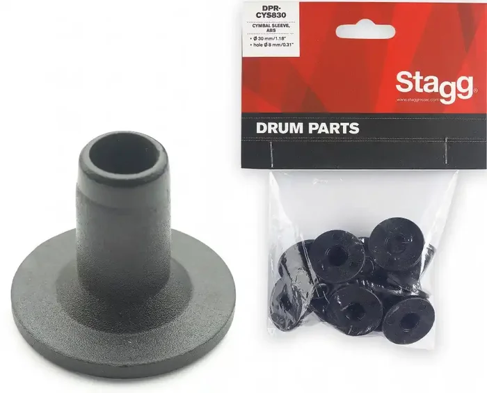 Stagg DPR-CYS830 8mm Cymbal Sleeves – Pack of 10