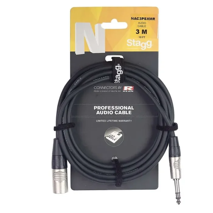 Stagg N Series Stereo Jack to XLR Cable