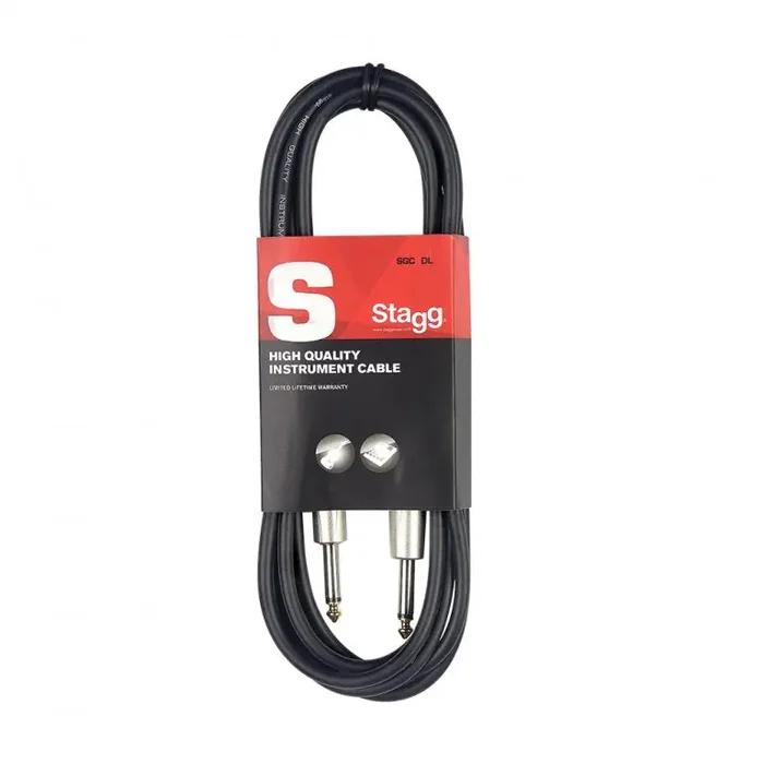 Stagg S Series 6.3mm Jack to 6.3mm Jack cable (DL)
