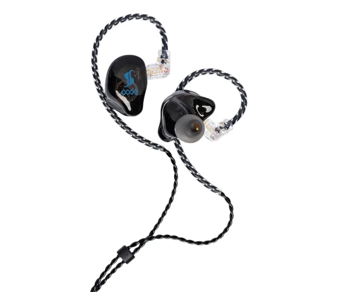 Stagg SPM-435 High Resolution, 4 Drivers, Sound Isolating Earphones – Black