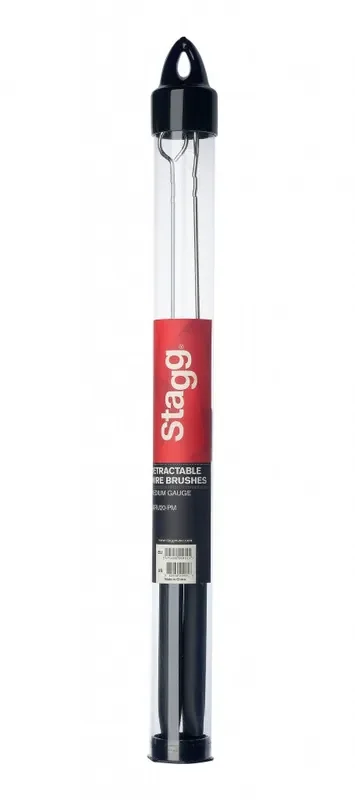 Stagg Telescopic Wire Brushes With Rubber Handle