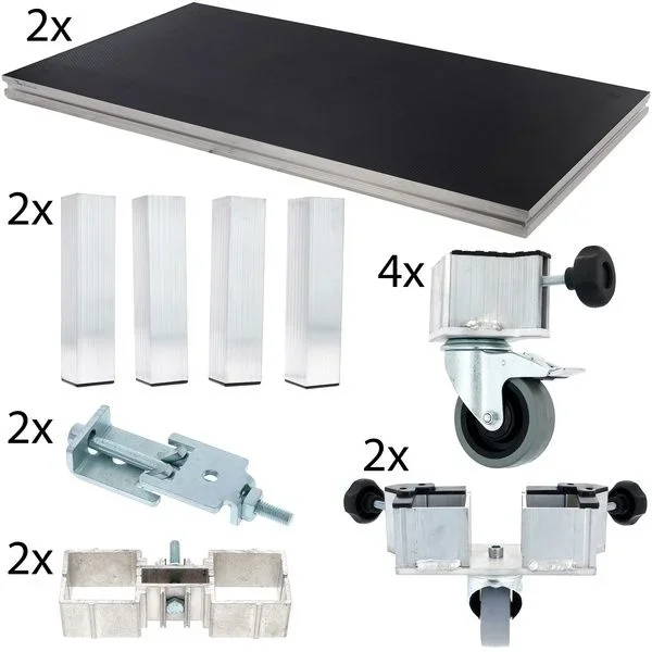 Stairville Tour Stage Drum Riser 2×2 40cm