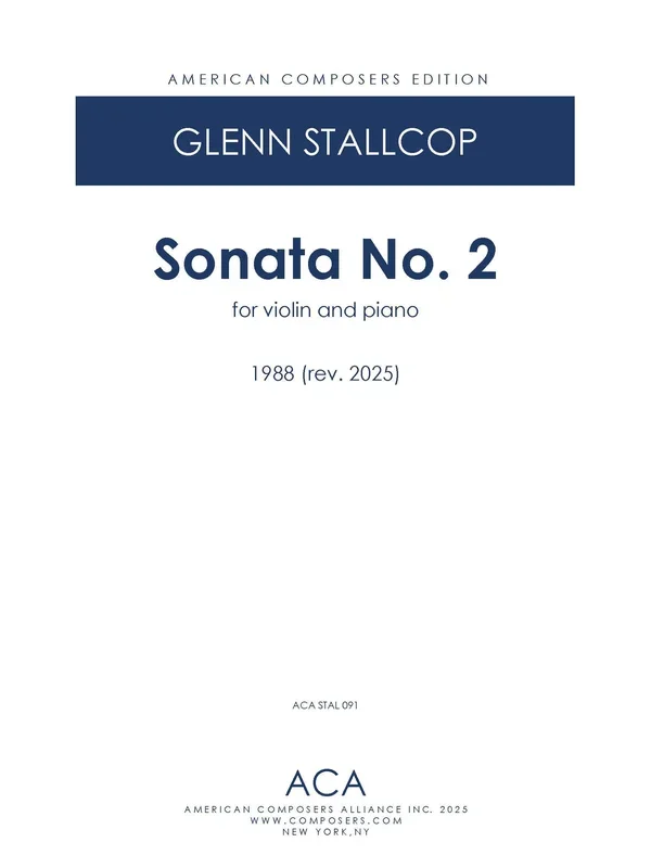 Stallcop: Violin Sonata No. 2