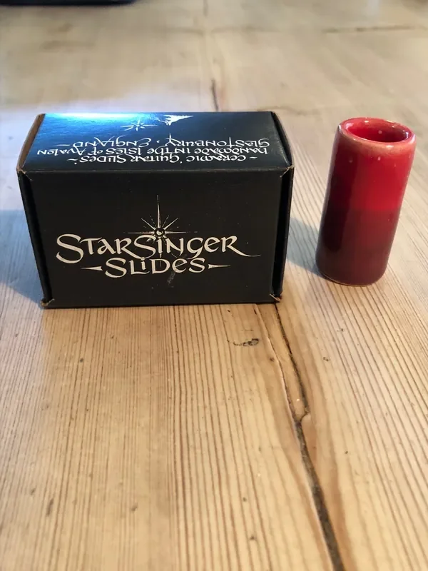 Star Singer (Small) Sunset Red Ceramic Guitar Slide