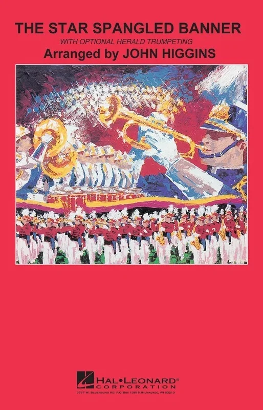 Star Spangled Banner Marching Band Arr Higgins (Music Score/Parts)