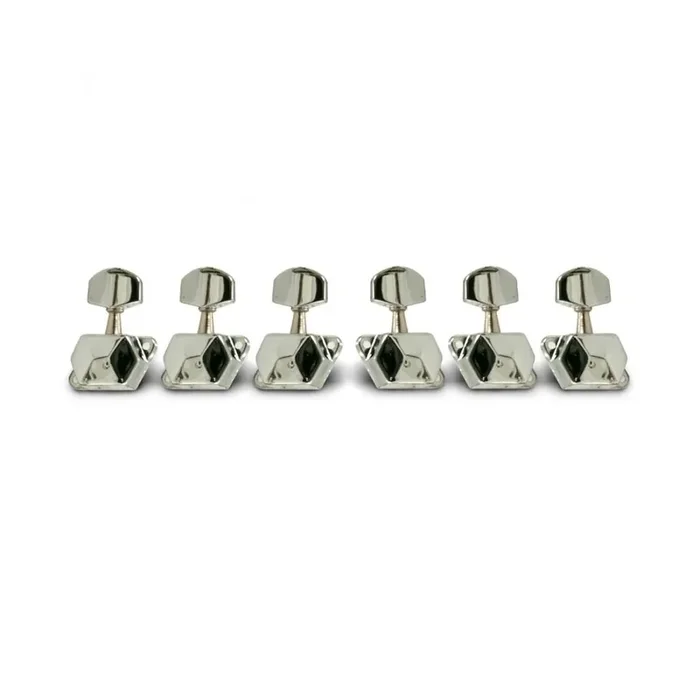 Steel String Tuners 3+3 Individual Chrome
