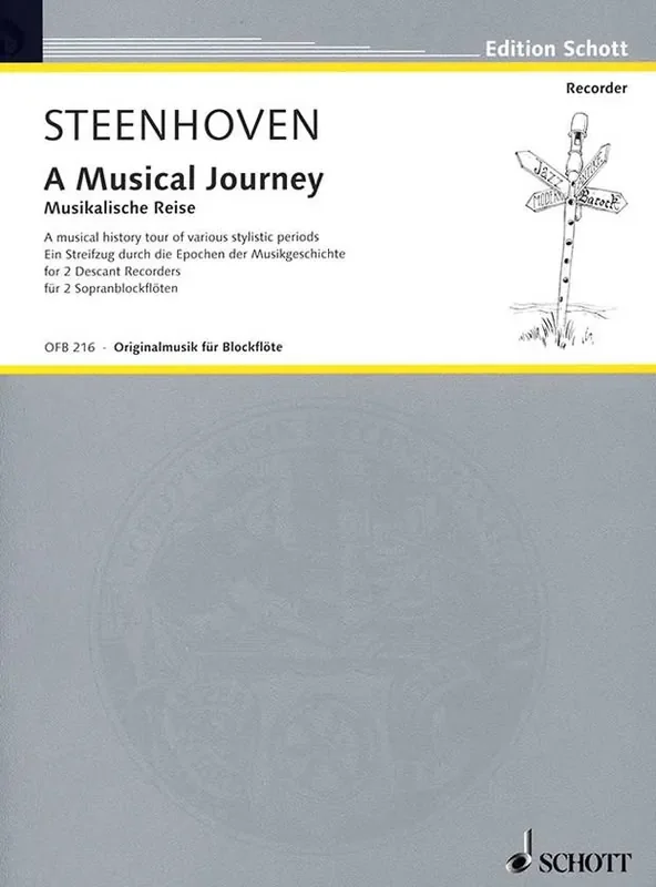 Steenhoven A Musical Journey for 2 Descant Recorders