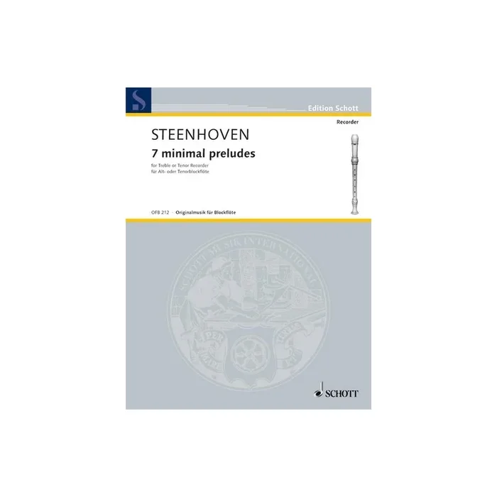 Steenhoven, Karel van – 7 minimal preludes