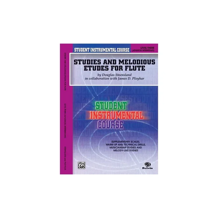 Steensland, Douglas – Studies and Melodious Etudes for Flute, Level III