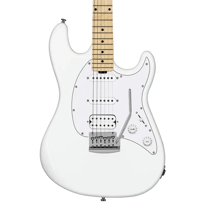 Sterling by Music Man Intro Series Cutlass CT20 HSS Maple Neck – Canvas White
