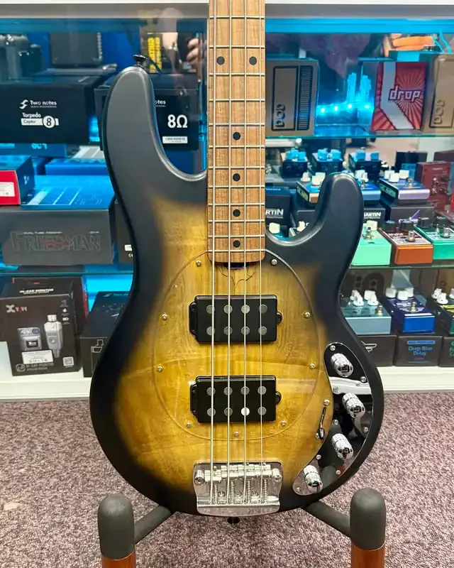 Sterling by Music Man Ray34 HH Spalted Maple – Natural