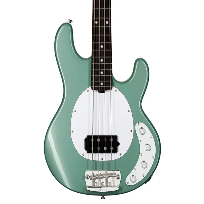 Sterling by Music Man Stingray RAY34 Rosewood Neck – Dorado Green