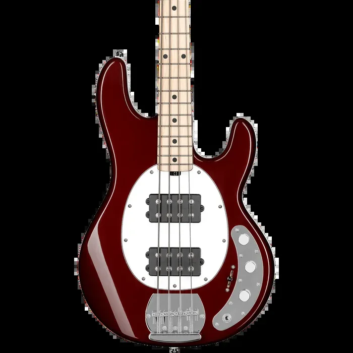 Sterling by Music Man SUB Stingray RAY4 HH – Candy Apple Red w/ Maple