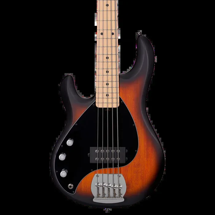 Sterling by Music Man SUB Stingray RAY5 Left Handed 5-String – Vintage Sunburst w/ Maple