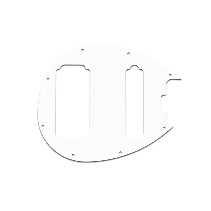 Sterling HS 5 String Bass – Thin Shiny White .060″ / 1.52mm Thickness, No Bevelled Edge