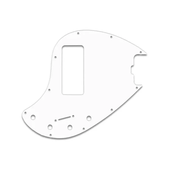 Stingray Bass 5 String – Thin Shiny White .060″ / 1.52mm Thickness, No Bevelled Edge