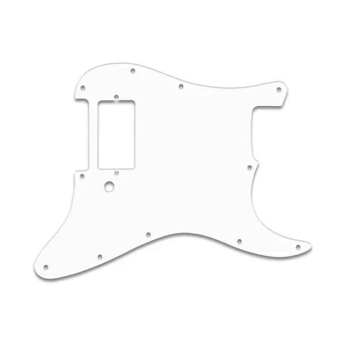 Strat 1 Humbucker Only – White/Black/White 3 ply