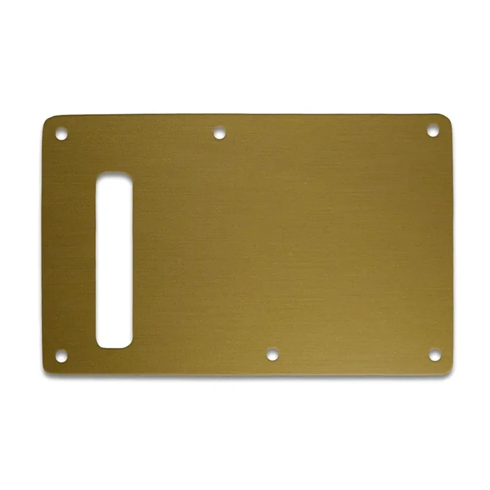 Strat Backplate – Brushed Gold