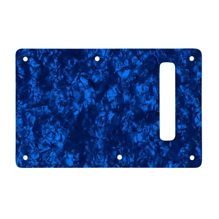 Strat Backplate – Dark Blue Pearl Black/White/Black 4 ply Lamination