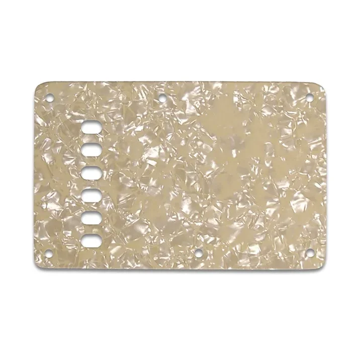 Strat Backplate Vintage – Cream Pearl C/B/C Lamination