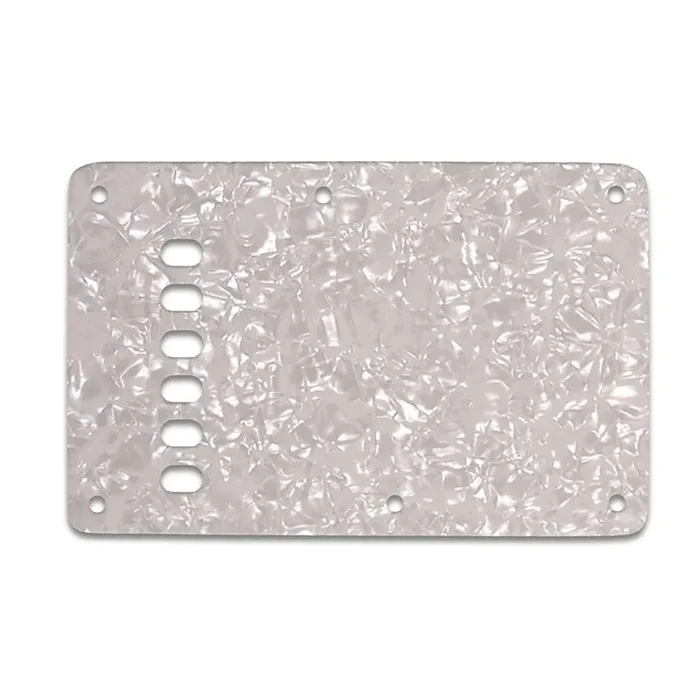Strat Backplate Vintage – White Pearl White/Black/White 3 ply lamination