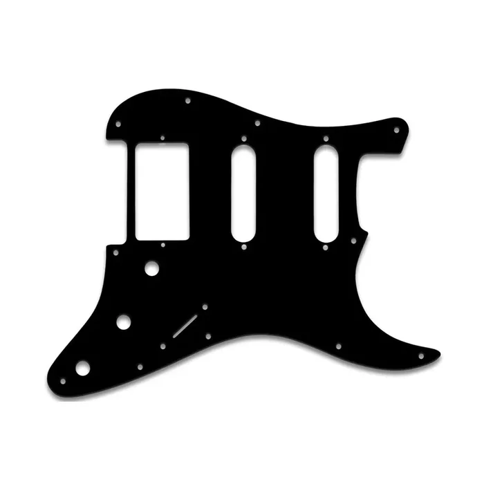 Strat Humbucker Single Single – Black/White/Black 3 ply
