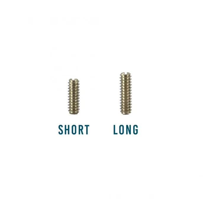 Strat Saddle Height Screw, Imperial Thread, Slot Head