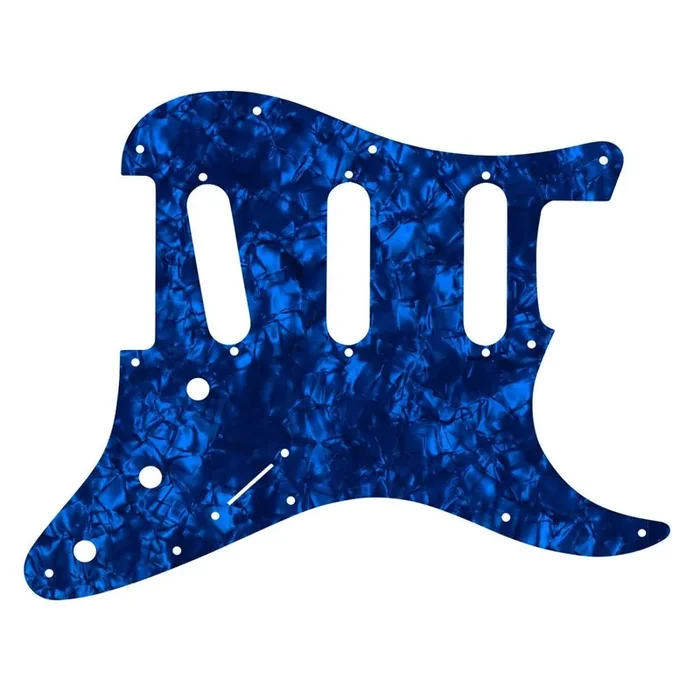 Strat Voodoo – Dark Blue Pearl Black/White/Black 4 ply Lamination