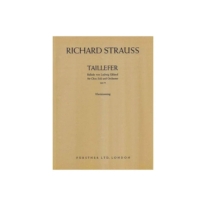 Strauss, Richard – Taillefer op. 52