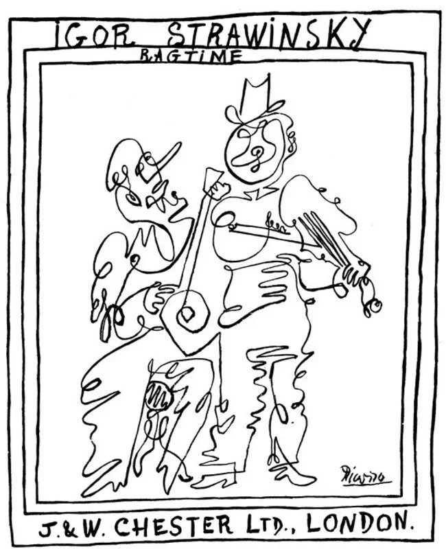 Stravinsky – Ragtime For Piano (Softcover Book)