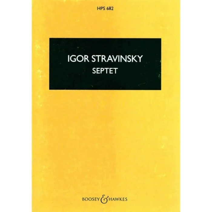 Stravinsky, Igor – Septet HPS 682